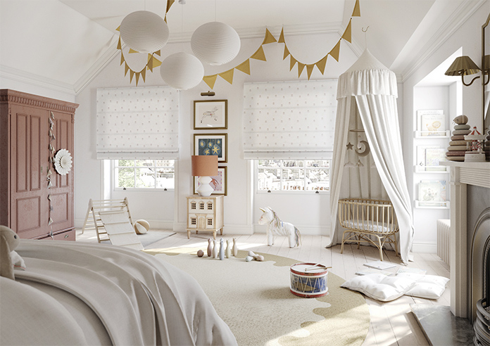 Merrily, Merry Small Fairground - Twist&Fit Roman Blind - Image 6